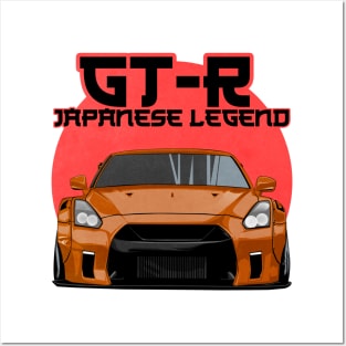 Japanese Legend GT-R R35 Posters and Art